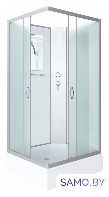Душевая кабина Niagara NG-33984-14QBK 90x80 (матовое стекло) - Изображение №1 — Интернет-магазин samo.by