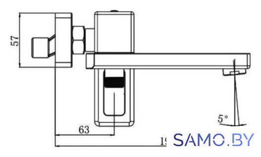 Смеситель Gappo G3217-3 - Изображение №2 — Интернет-магазин samo.by