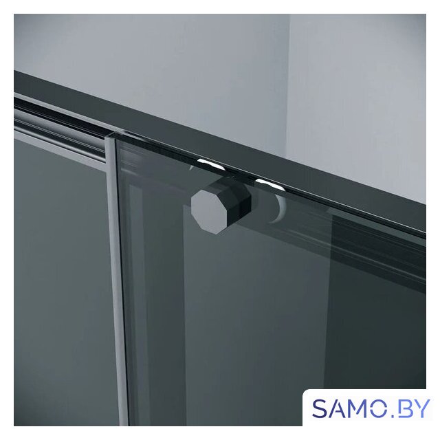 Душевой уголок Grossman Style 100x80x195 120.K33.05.1180.21.10 (черный матовый/тонированное стекло) - Изображение №6 — Интернет-магазин samo.by