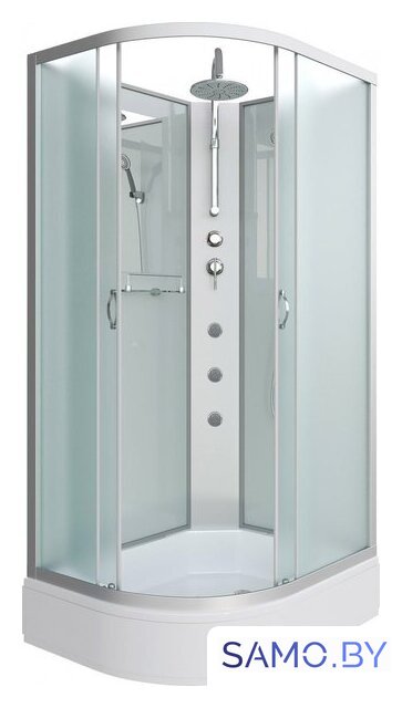 Душевая кабина Niagara NG-33084-14RBKTG 100x80 (матовое стекло) - Изображение №1 — Интернет-магазин samo.by