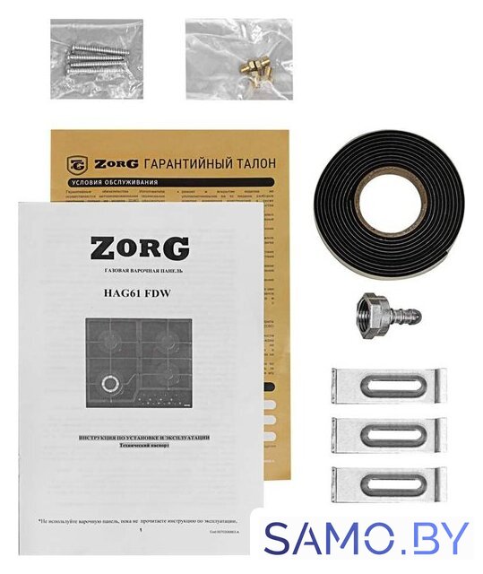 Варочная панель ZorG HAG61 FDW black silver - Изображение №7 — Интернет-магазин samo.by
