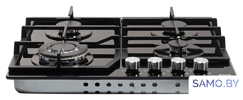 Варочная панель ZorG HAG61 FDW black silver - Изображение №2 — Интернет-магазин samo.by