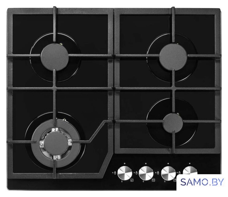 Варочная панель ZorG HAG61 FDW black silver - Изображение №1 — Интернет-магазин samo.by