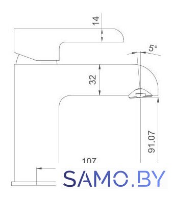 Смеситель Gappo G1003-6 - Изображение №2 — Интернет-магазин samo.by