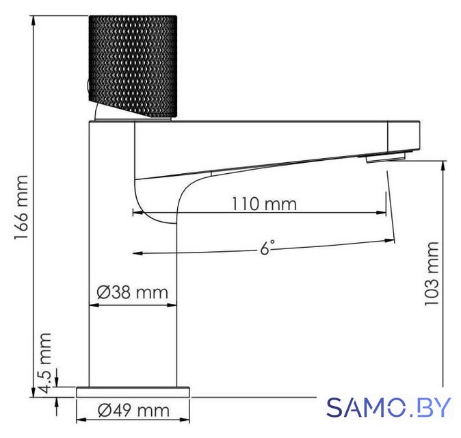 Смеситель Wasserkraft Mosel 4603 - Изображение №4 — Интернет-магазин samo.by