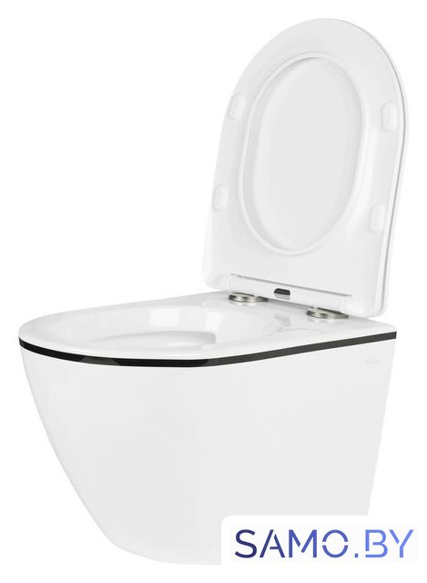 Унитаз подвесной Roxen Antares Black в комплекте с инсталляцией StounFix Dual Fresh 6 в 1 964681 (кнопка: черный матовый) - Изображение №8 — Интернет-магазин samo.by
