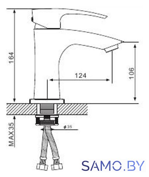 Смеситель Gappo G1007-7 - Изображение №3 — Интернет-магазин samo.by