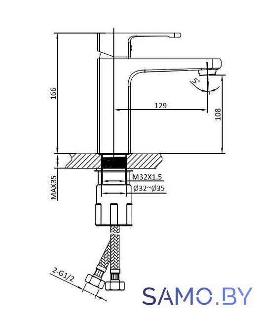 Смеситель Altrobagno Lamberto 0139 GrMt - Изображение №7 — Интернет-магазин samo.by
