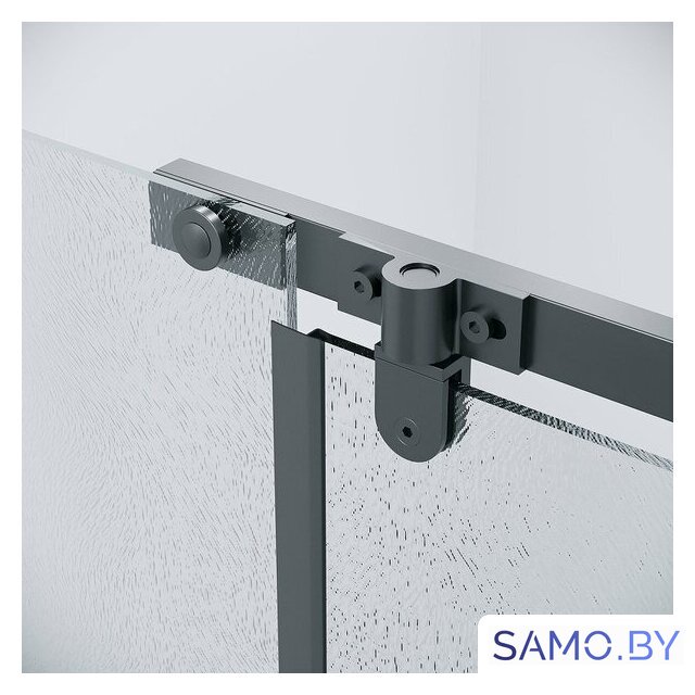 Душевой уголок Grossman Pragma 120x90x195 120.K33.03.1290.21.02 (черный матовый/стекло шиншилла) - Изображение №4 — Интернет-магазин samo.by