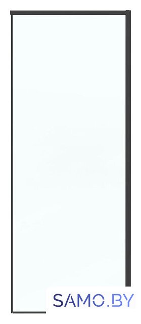 Душевая стенка Grossman Galaxy 90x195 200.K33.01.90.21.00 (черный матовый/стекло прозрачное) - Изображение №1 — Интернет-магазин samo.by