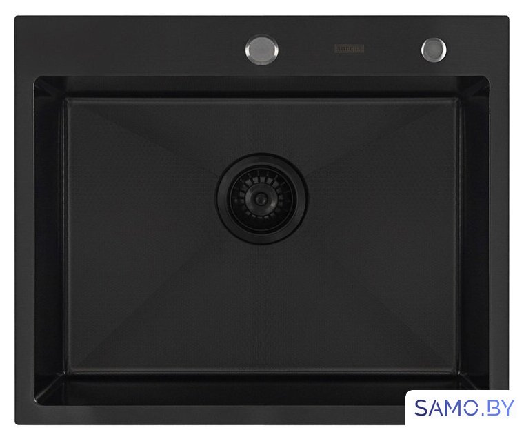 Кухонная мойка ARFEKA Eco AR 600*500 Black PVD Nano Decor - Изображение №1 — Интернет-магазин samo.by