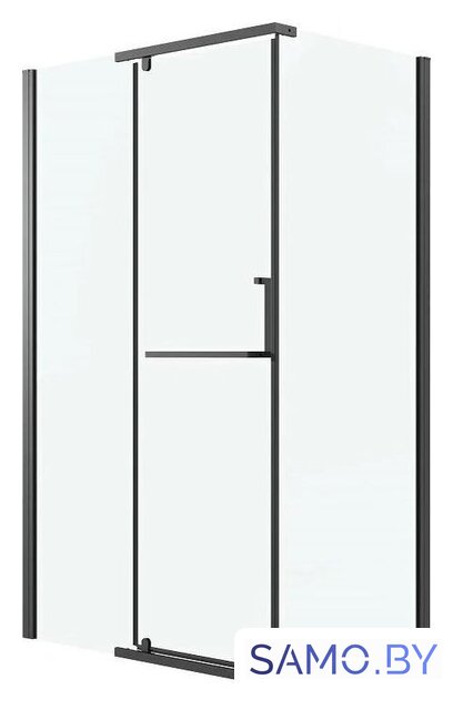 Душевой уголок Grossman Pragma 100x90x195 120.K33.03.1090.21.00 (черный матовый/стекло прозрачное) - Изображение №1 — Интернет-магазин samo.by