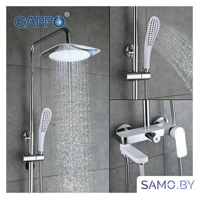 Душевая система  Gappo G2448 - Изображение №4 — Интернет-магазин samo.by
