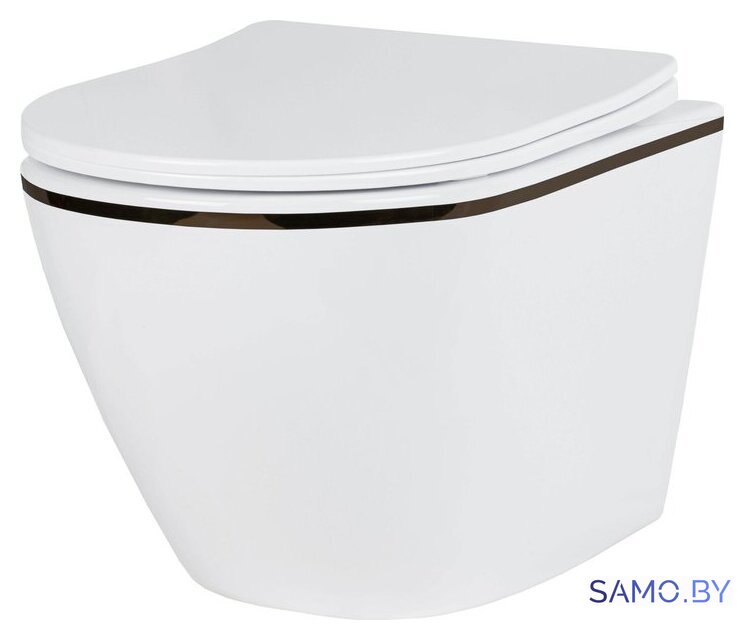 Унитаз подвесной Roxen Antares Black в комплекте с инсталляцией StounFix Dual Fresh 6 в 1 964671 (кнопка: белый глянец) - Изображение №6 — Интернет-магазин samo.by