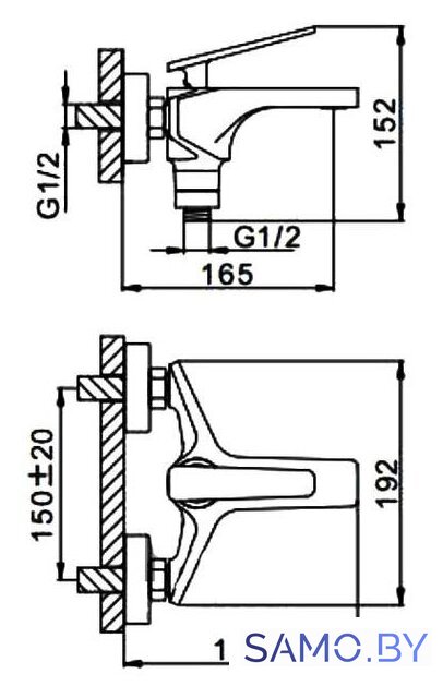 Смеситель FRAP H57 F3257 - Изображение №2 — Интернет-магазин samo.by