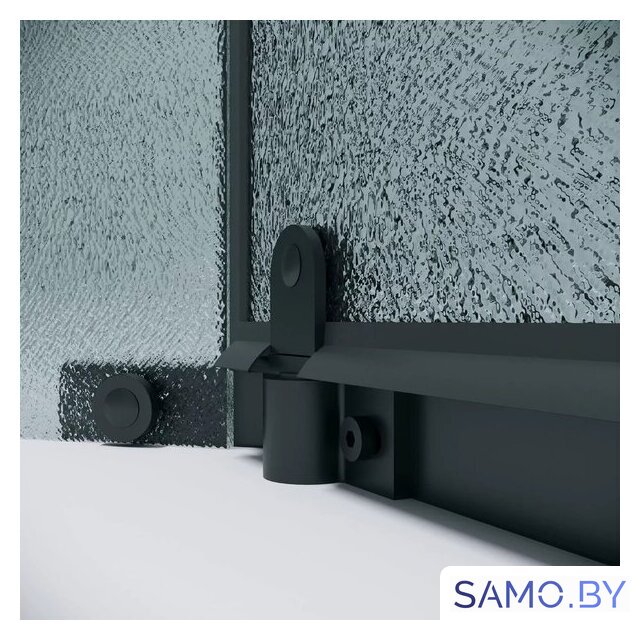 Душевой уголок Grossman Pragma 90x90x195 302.K33.03.9090.21.02 (черный матовый/шиншилла стекло) - Изображение №5 — Интернет-магазин samo.by