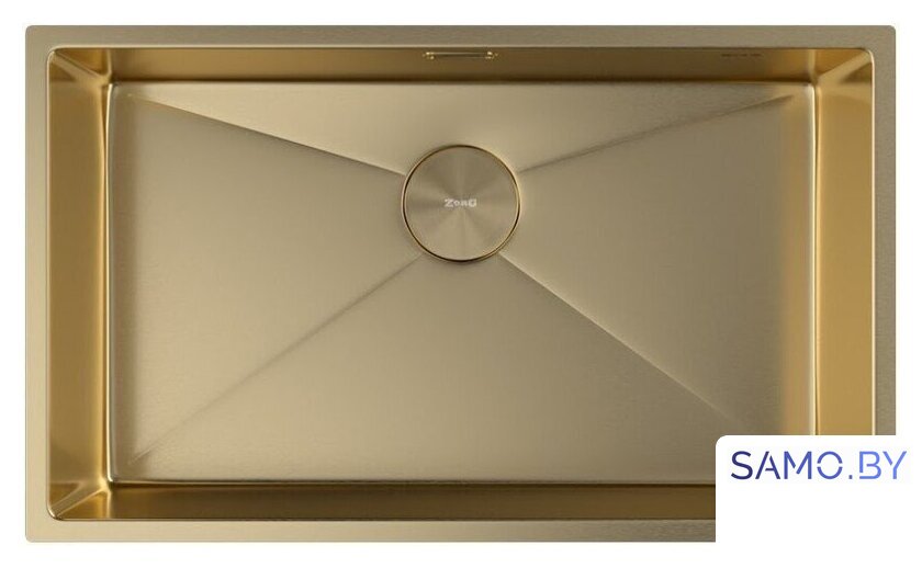 Кухонная мойка ZorG Zerox 74 U / IF PVD Gold - Изображение №3 — Интернет-магазин samo.by