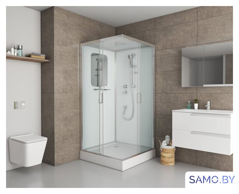 Душевая кабина Niagara NG-6001-01Q 90x90x210 (прозрачное стекло) - Изображение №1 — Интернет-магазин samo.by