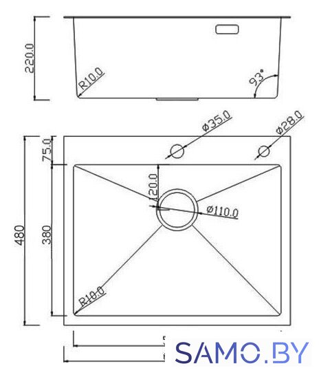 Кухонная мойка Roxen Snake 560220-60-BS PVD графит/текстурная поверхность (с коландером и дозатором) - Изображение №15 — Интернет-магазин samo.by