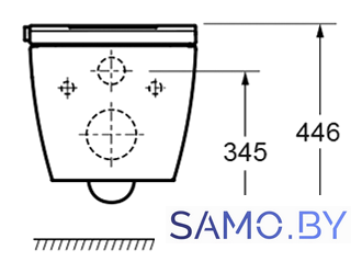 Унитаз подвесной Lavinia Boho Smart V-Clean 3359101R - Изображение №11 — Интернет-магазин samo.by