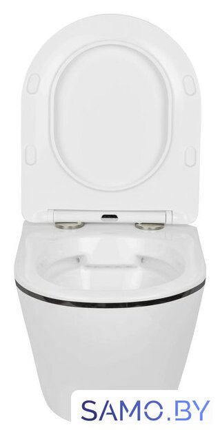 Унитаз подвесной Roxen Antares Black в комплекте с инсталляцией StounFix Dual Fresh 6 в 1 964670 (кнопка: хром матовый) - Изображение №11 — Интернет-магазин samo.by