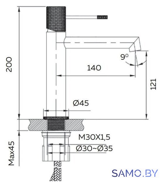 Смеситель Altrobagno Intento 0132 BiOp - Изображение №8 — Интернет-магазин samo.by