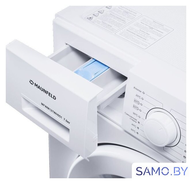 Стиральная машина MAUNFELD MFWM127WH051 - Изображение №6 — Интернет-магазин samo.by