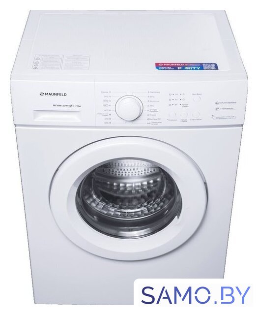 Стиральная машина MAUNFELD MFWM127WH051 - Изображение №4 — Интернет-магазин samo.by