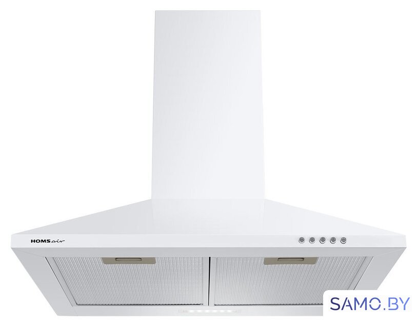 Кухонная вытяжка HOMSair Delta 60 (белый) - Изображение №3 — Интернет-магазин samo.by