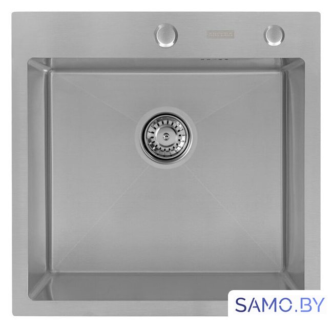 Кухонная мойка ARFEKA ECO AR мойка 500*500, коландер F, дозатор SATIN - Изображение №4 — Интернет-магазин samo.by