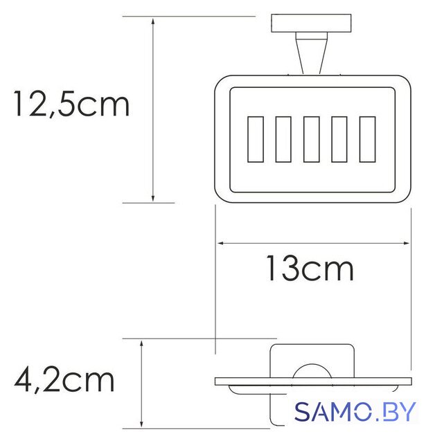 Мыльница Wasserkraft Rhin K-8769 - Изображение №2 — Интернет-магазин samo.by