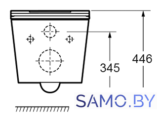 Унитаз подвесной Lavinia Boho Smart V-Clean 3359102R - Изображение №11 — Интернет-магазин samo.by