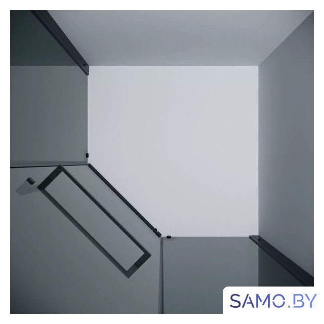 Душевой уголок Grossman Pragma 100x100x195 302.K33.03.1010.21.10 (черный матовый/тонированное стекло) - Изображение №6 — Интернет-магазин samo.by