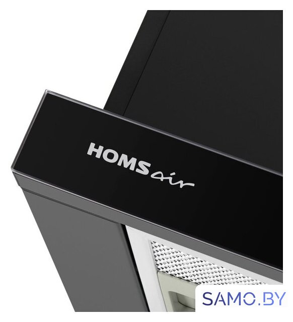 Кухонная вытяжка HOMSair Flat 60 Glass (черный) - Изображение №4 — Интернет-магазин samo.by