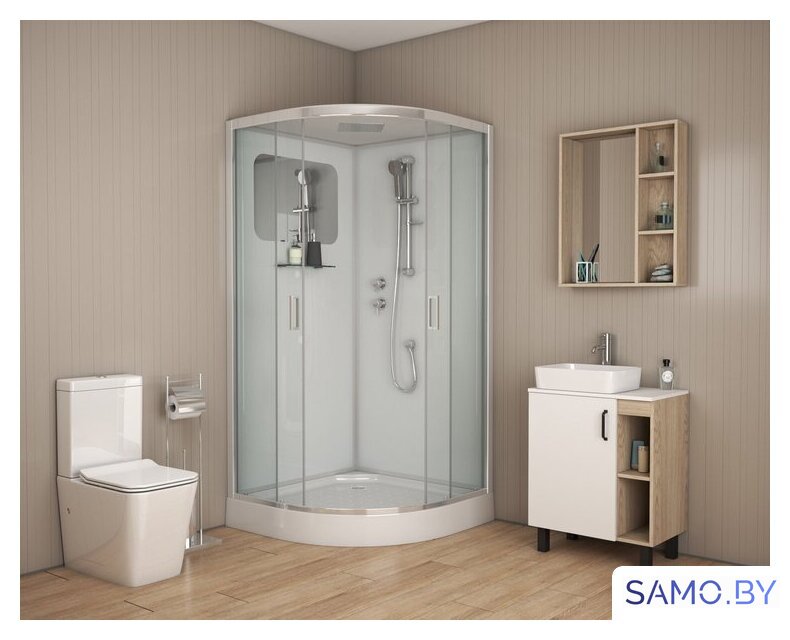 Душевая кабина Niagara NG-6001-01 90x90x210 (прозрачное стекло) - Изображение №1 — Интернет-магазин samo.by