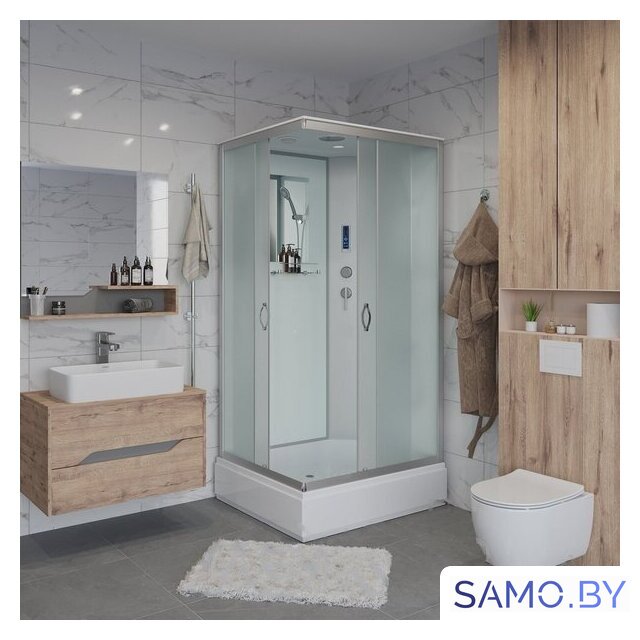 Душевая кабина Niagara NG-33984-14QP 90x80 (матовое стекло) - Изображение №3 — Интернет-магазин samo.by