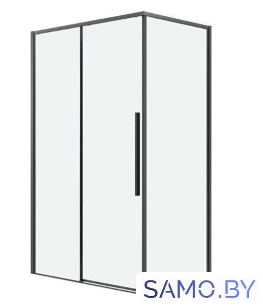 Душевая стенка Grossman Galaxy 80x195 200.K33.01.80.42.00 (графит сатинстекло прозрачное) - Изображение №5 — Интернет-магазин samo.by