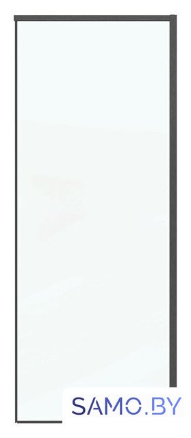 Душевая стенка Grossman Galaxy 80x195 200.K33.01.80.42.00 (графит сатинстекло прозрачное) - Изображение №1 — Интернет-магазин samo.by