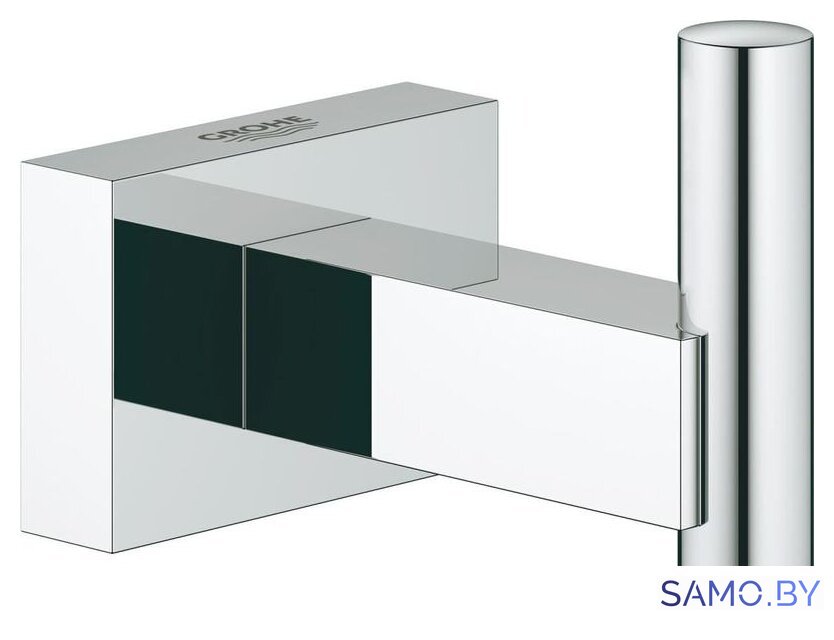 Крючок для ванны Grohe Essentials Cube 40511001 (хром) - Изображение №1 — Интернет-магазин samo.by