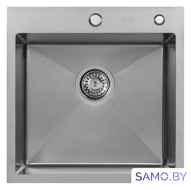Кухонная мойка ARFEKA ECO AR мойка 500*500, коландер F, дозатор SATIN DECOR VOLCANIC - Изображение №3 — Интернет-магазин samo.by