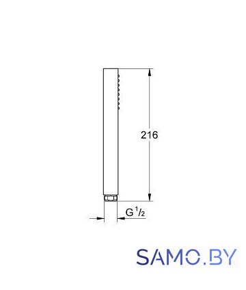 Душевая лейка Grohe Euphoria Cube Stick [27699000] - Изображение №2 — Интернет-магазин samo.by