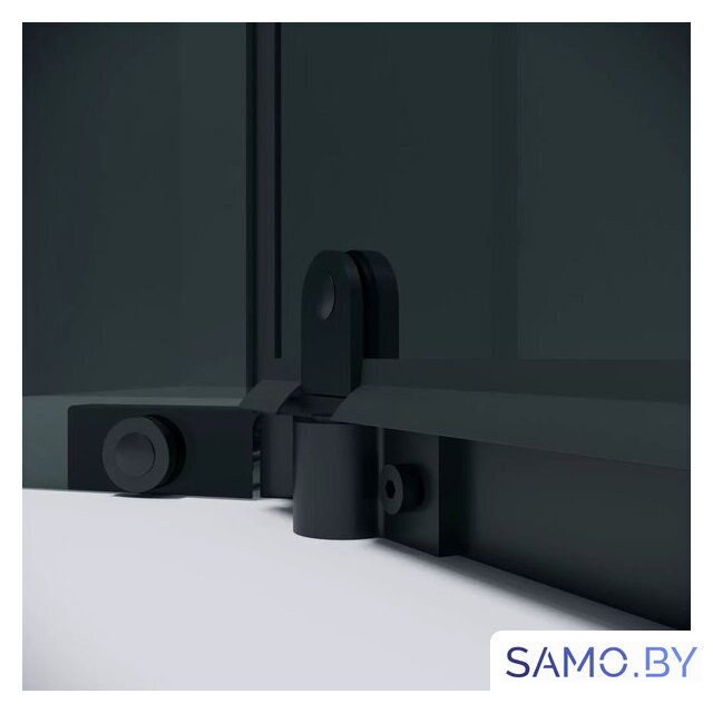 Душевой уголок Grossman Pragma 90x90x195 302.K33.03.9090.21.10 (черный матовый/тонированное стекло) - Изображение №5 — Интернет-магазин samo.by