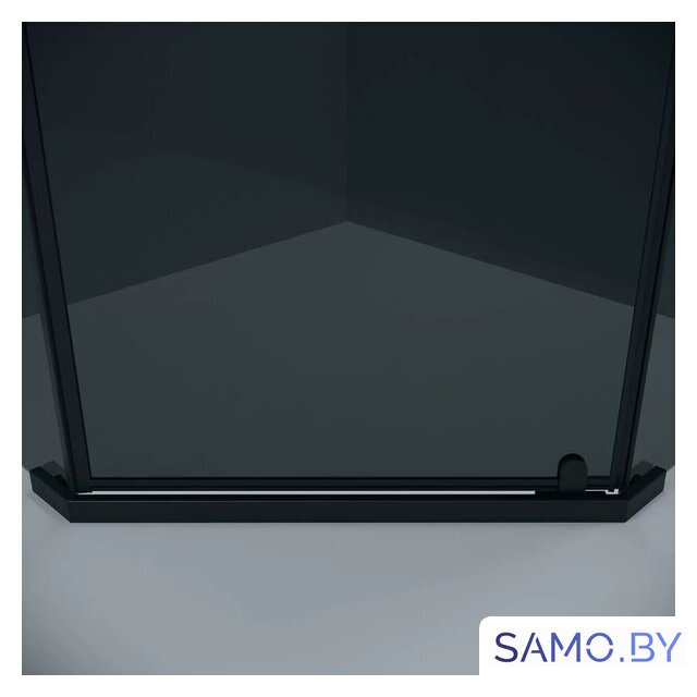 Душевой уголок Grossman Pragma 90x90x195 302.K33.03.9090.21.10 (черный матовый/тонированное стекло) - Изображение №4 — Интернет-магазин samo.by