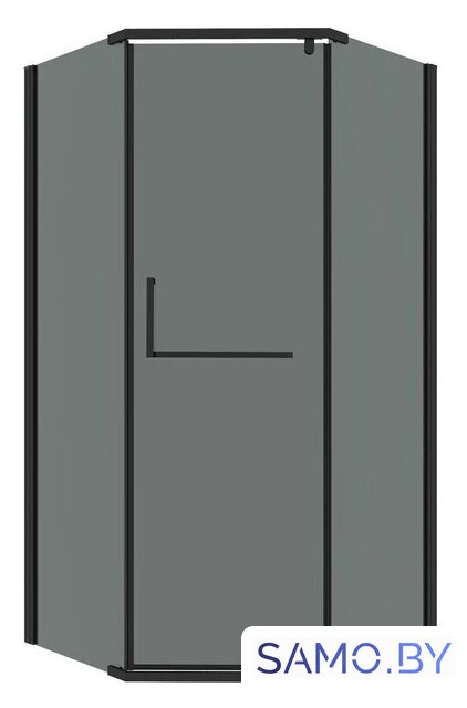 Душевой уголок Grossman Pragma 90x90x195 302.K33.03.9090.21.10 (черный матовый/тонированное стекло) - Изображение №1 — Интернет-магазин samo.by
