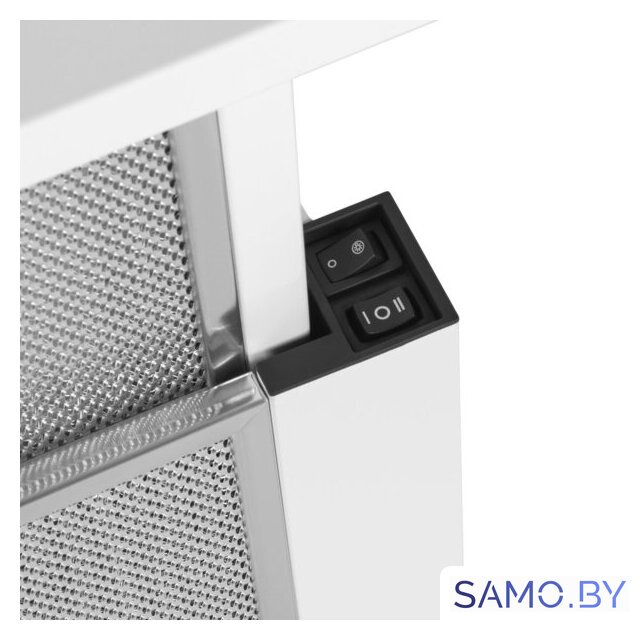 Кухонная вытяжка HOMSair Flat 60 Glass (белый) - Изображение №17 — Интернет-магазин samo.by