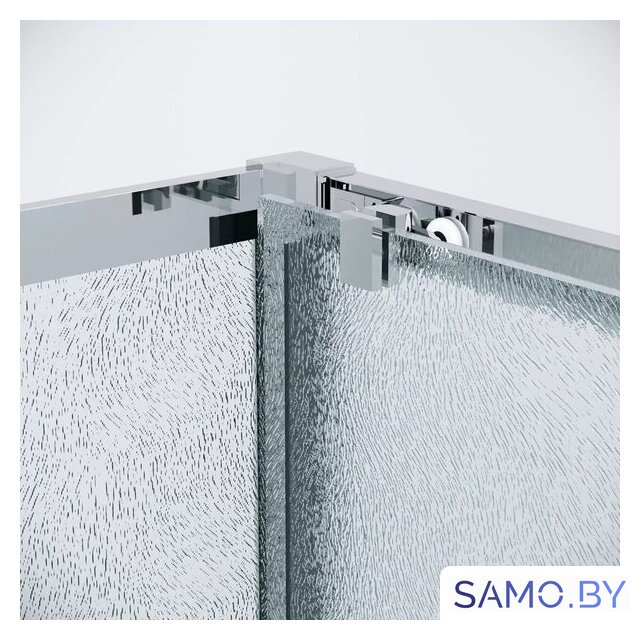 Душевой уголок Grossman Cosmo 100x90x195 120.K33.02.1090.10.02 (хром/шиншилла стекло) - Изображение №4 — Интернет-магазин samo.by