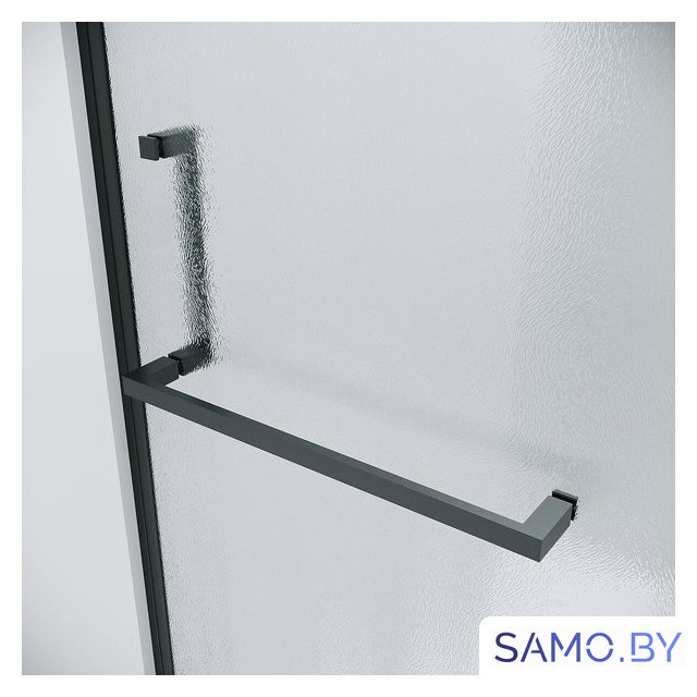 Душевой уголок Grossman Pragma 100x80x195 120.K33.03.1080.21.02 (черный матовый/стекло шиншилла) - Изображение №2 — Интернет-магазин samo.by