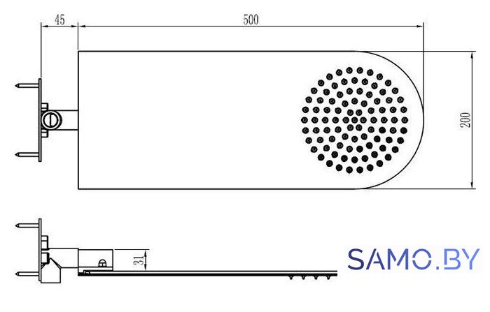 Душевая система  RGW SP-6143-01 - Изображение №5 — Интернет-магазин samo.by