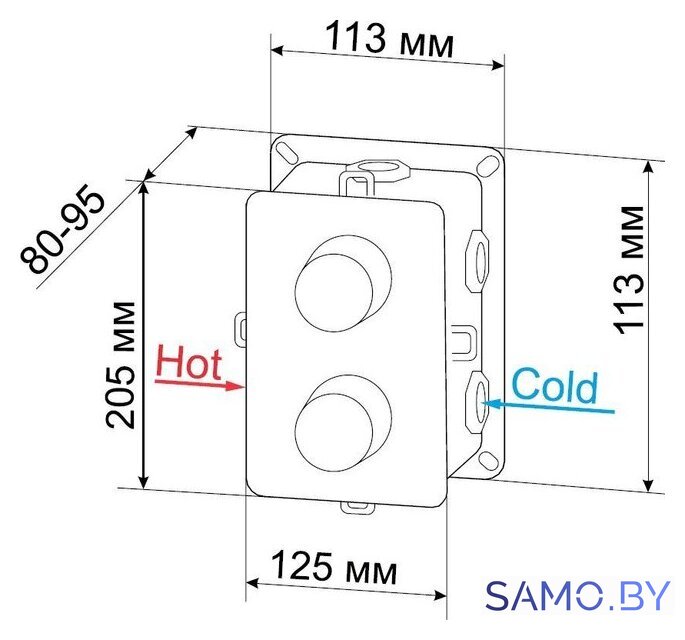 Душевая система  RGW SP-6143-01 - Изображение №9 — Интернет-магазин samo.by