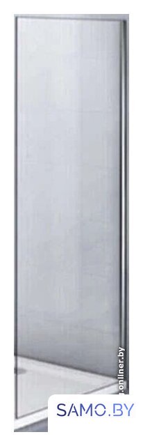 Душевая стенка Veconi 100x195 KP12-100-01-C7 (стекло прозрачное/хром) - Изображение №1 — Интернет-магазин samo.by